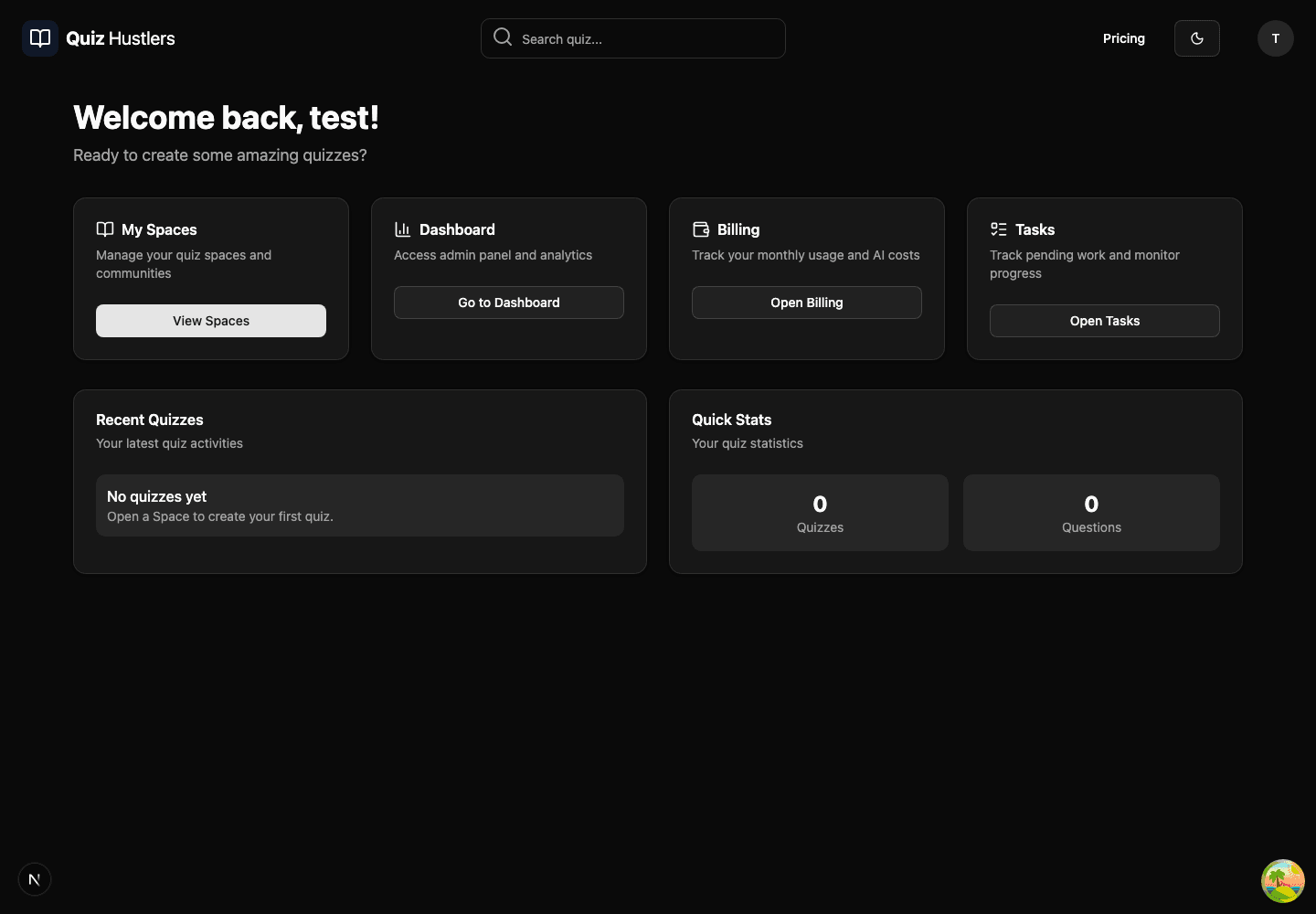 User Dashboard