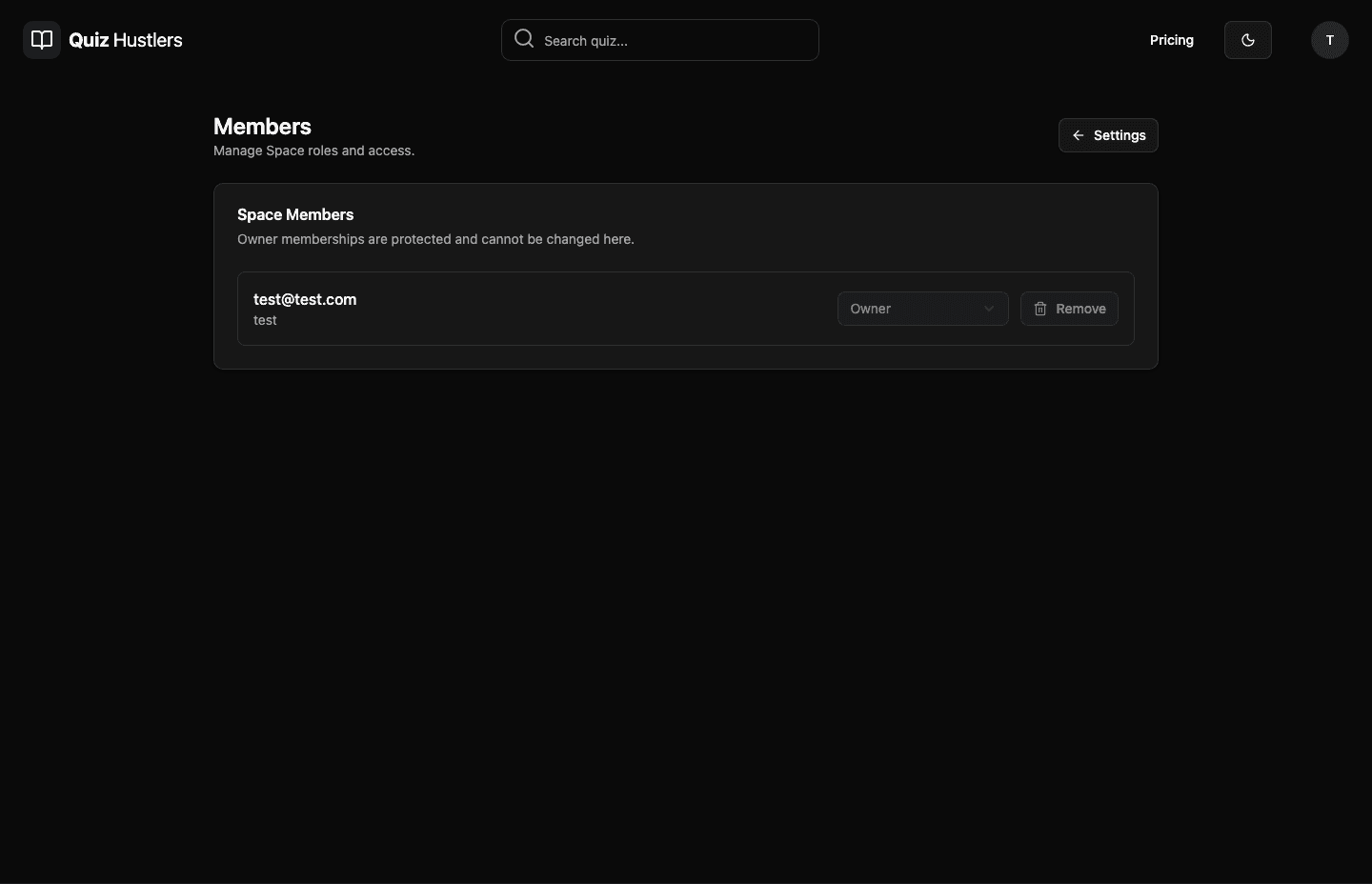 Members and Roles